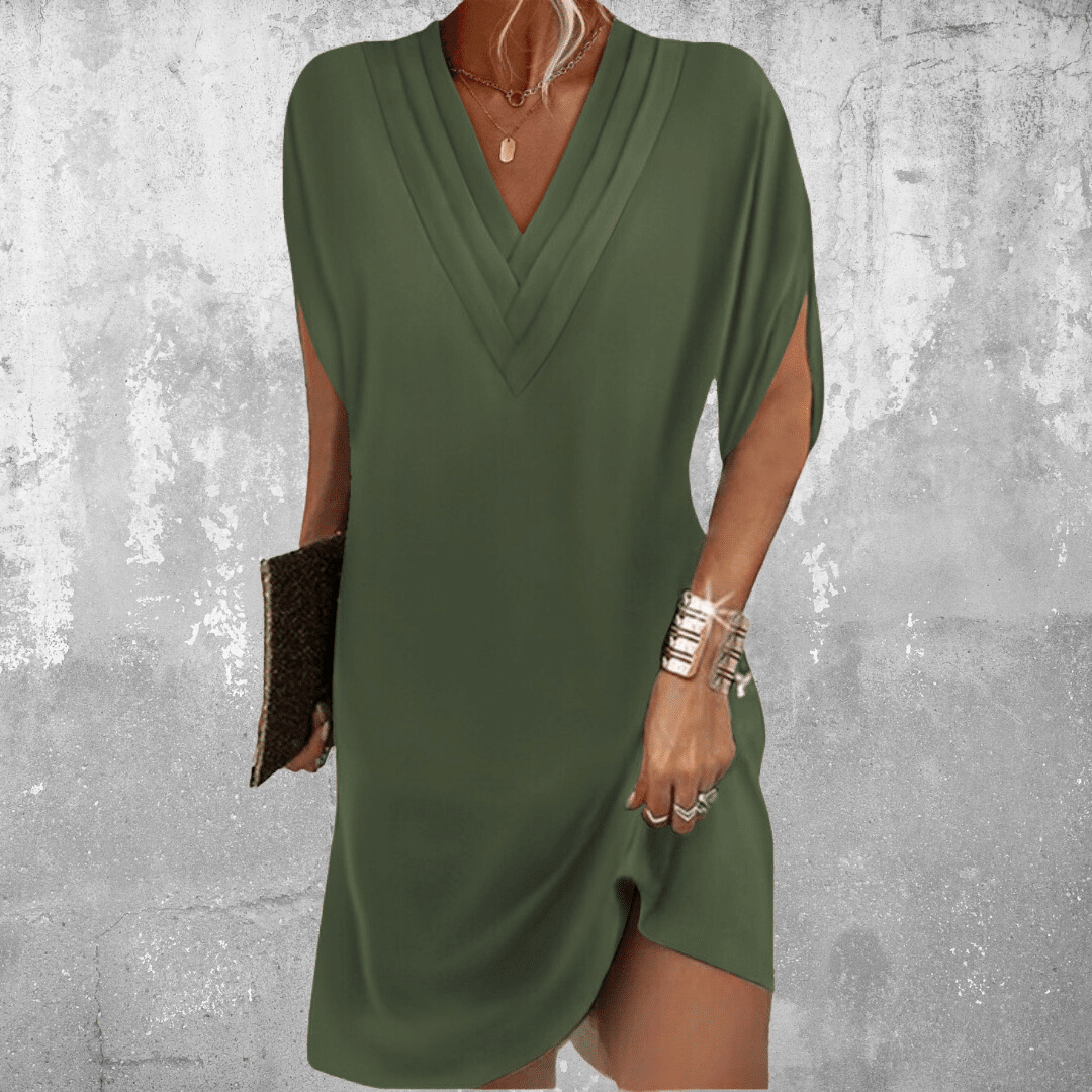 Women's Short V-Neck Dress