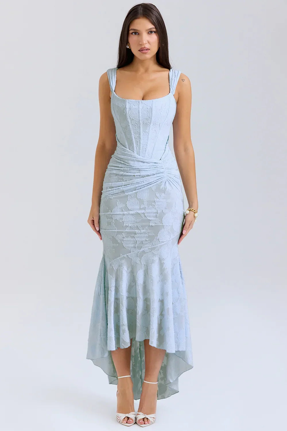 lace mermaid midi dress Elegant with Straps for Women – Marlovale scalloped lace trim Material:Silk Viscose Alexia Sleeveless Maxi Dress Flannel & Brushed Shirts Collection