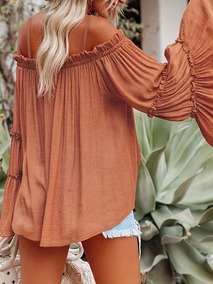 Dámský top Yasmine s volánky – elegance a ženský styl