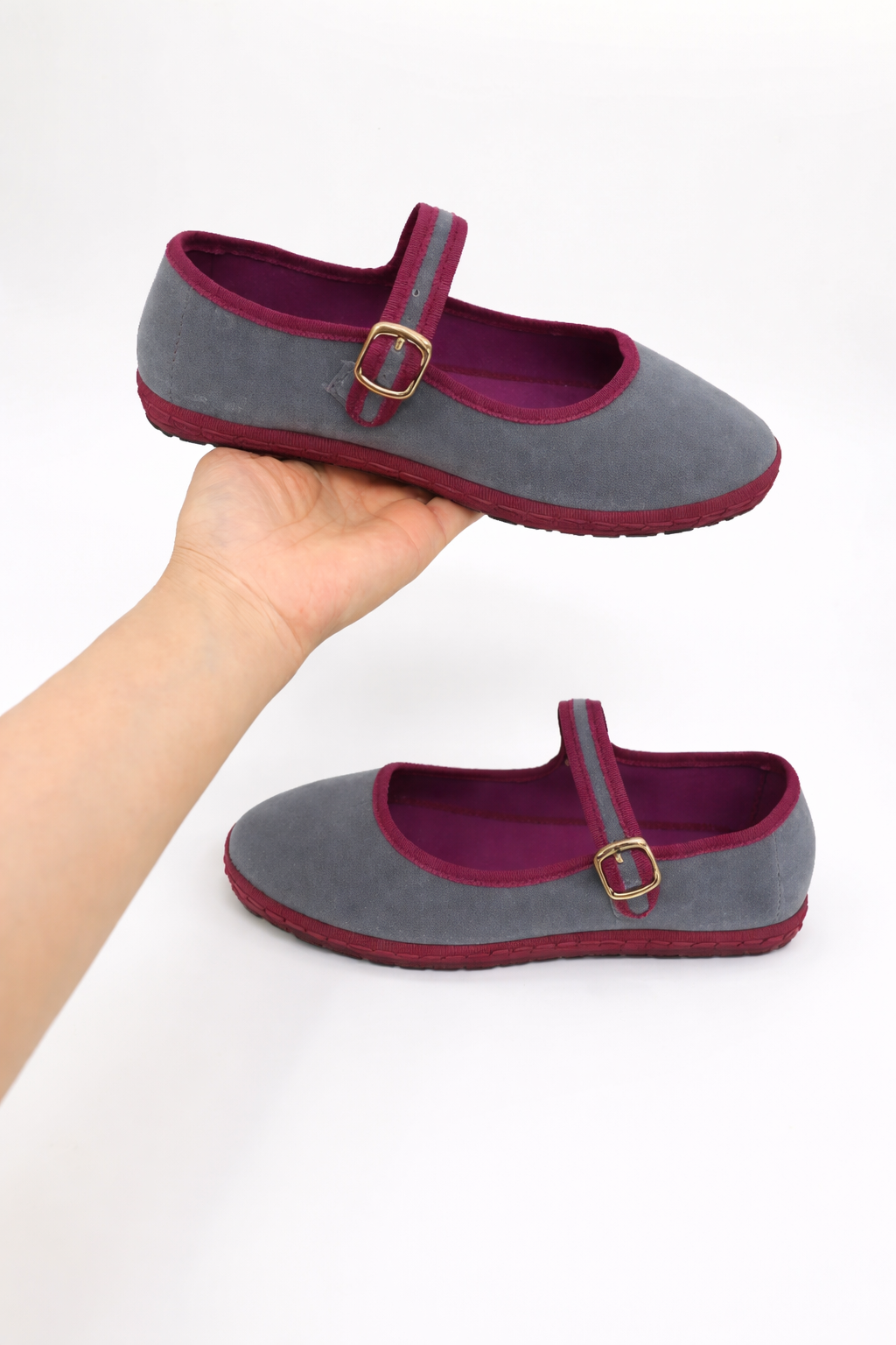 Chaussures Mary Jane Femme Plates à Bride Vintage