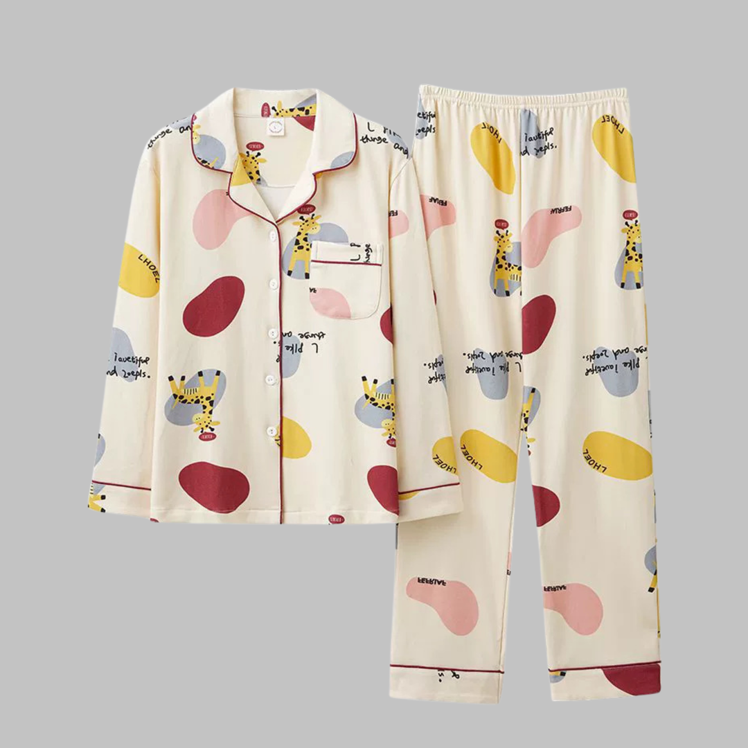 Ensemble Pyjama Femme Manches Longues