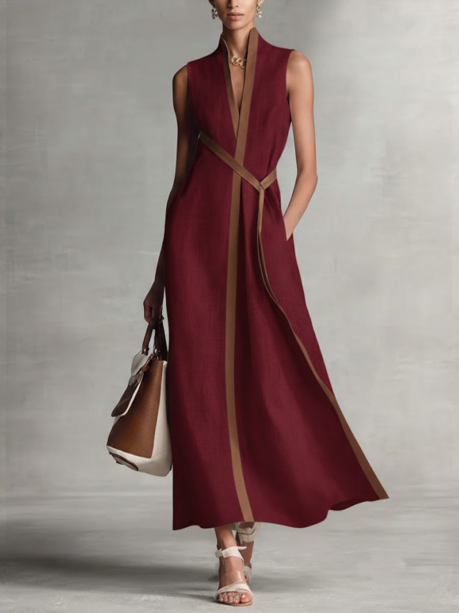 Lightweight Mandarin-collar women's robe