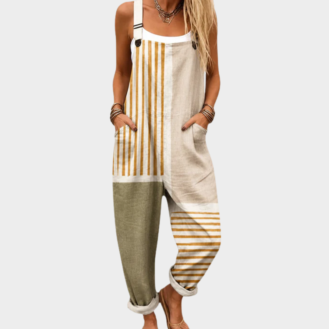 Combinaison Large Imprimée Femme