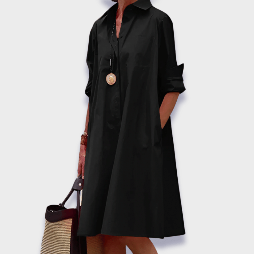 Robe Chemise Oversize pour Femme avec Coupe Fluide