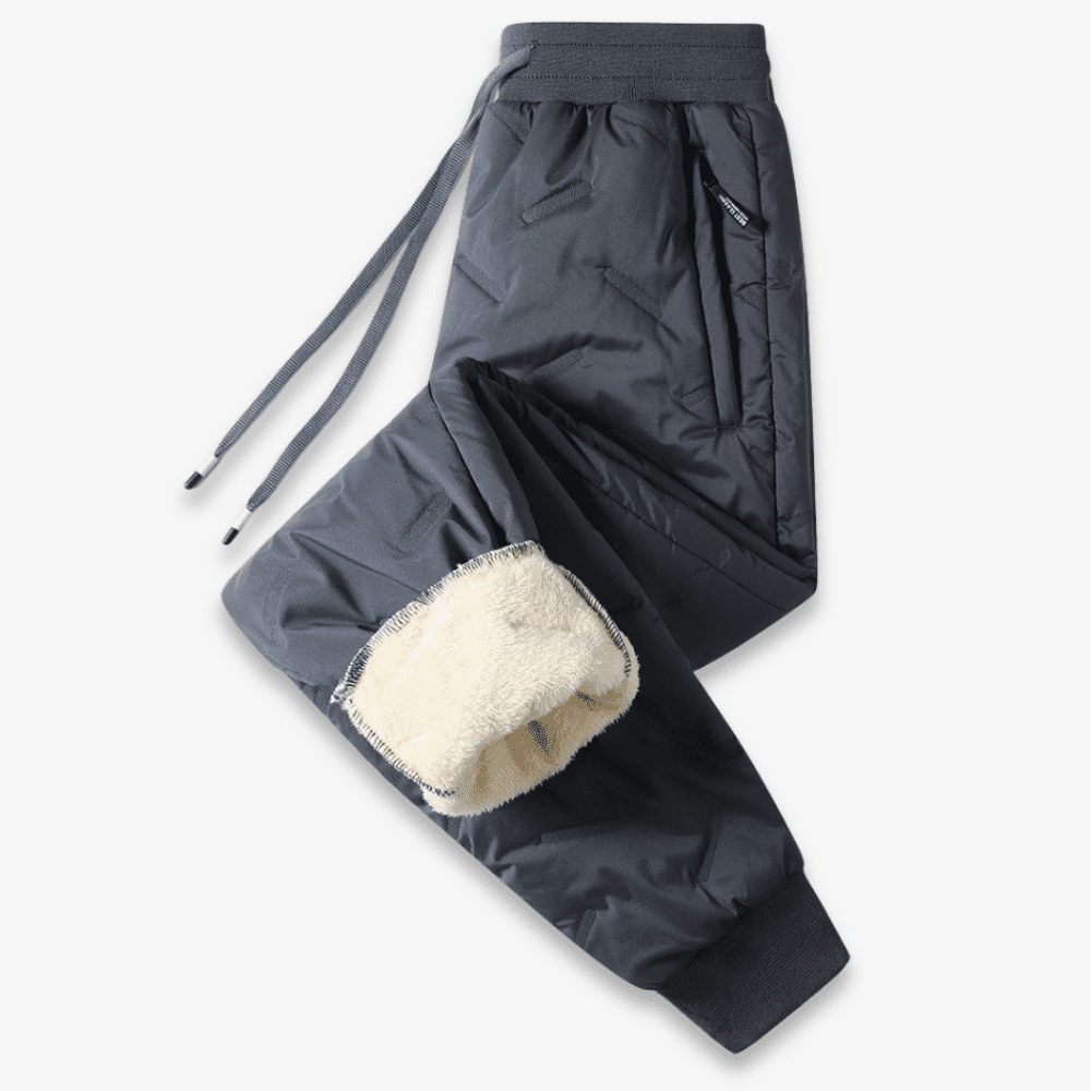 Pantaloni da donna trapuntati e caldi con fodera morbida
