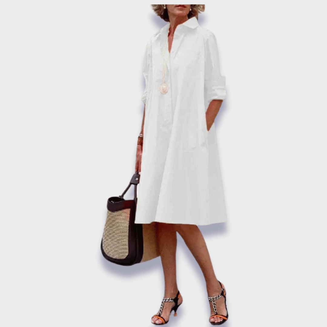 Robe Chemise Oversize pour Femme avec Coupe Fluide