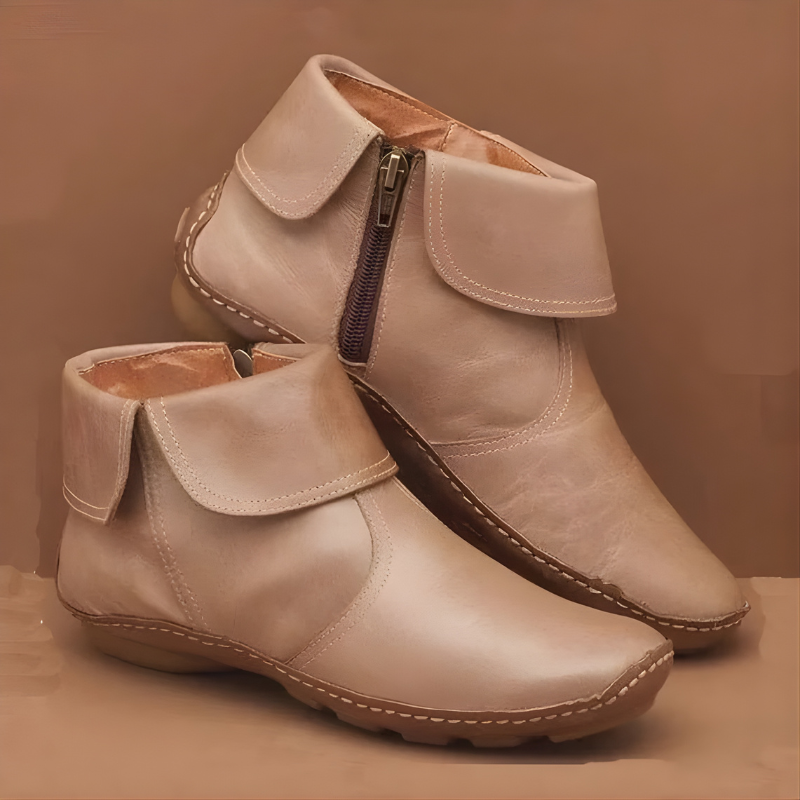 Stivaletti casual da donna con cerniera laterale