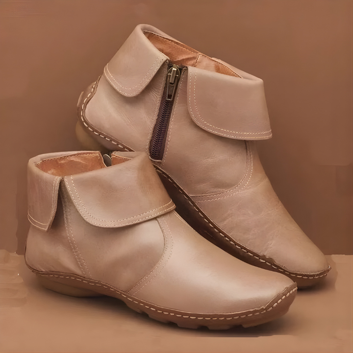 Stivaletti casual da donna con cerniera laterale