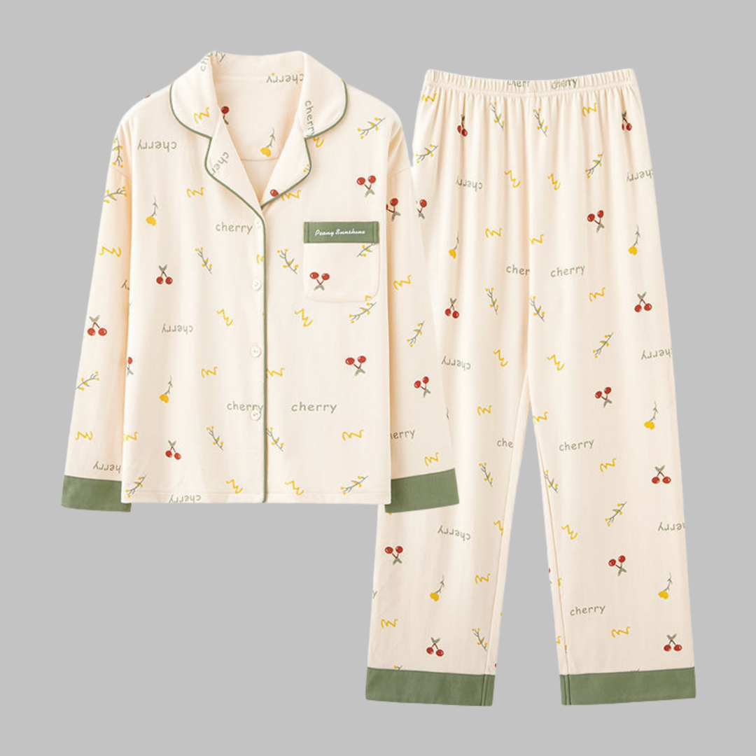 Ensemble Pyjama Femme Manches Longues