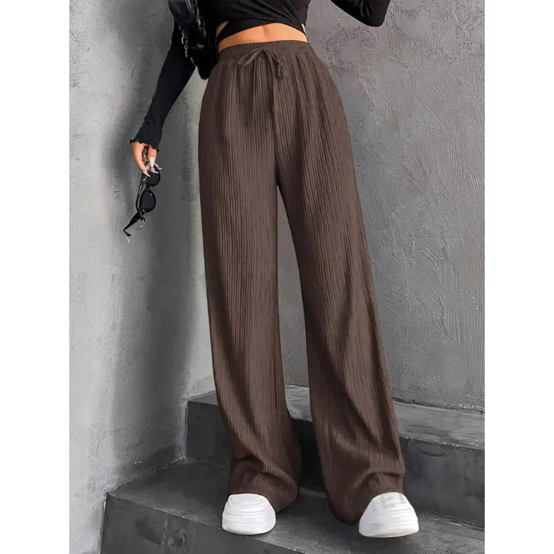 Pantalon Ample à Jambes Larges Pour Femmes