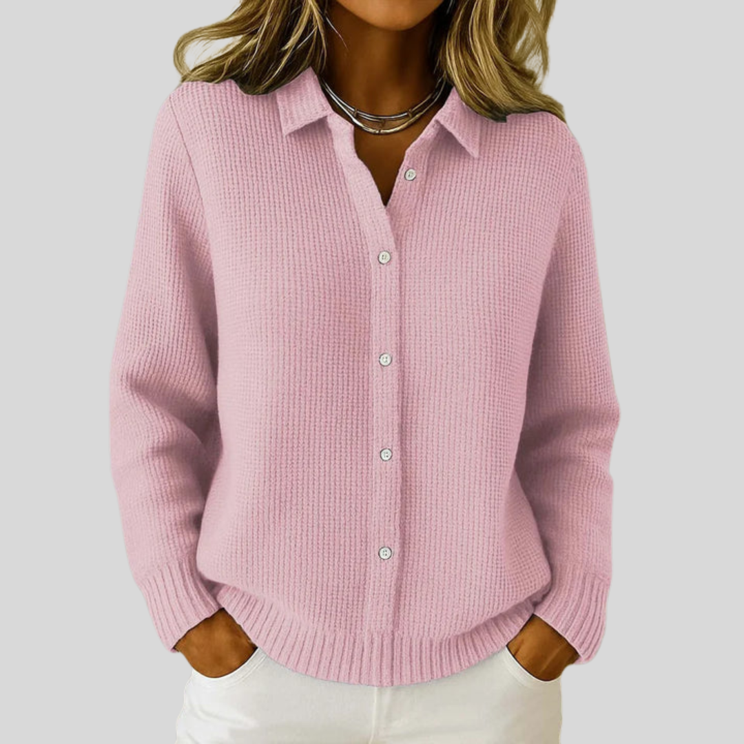 Cardigan Long Femme Cosy Boutonné