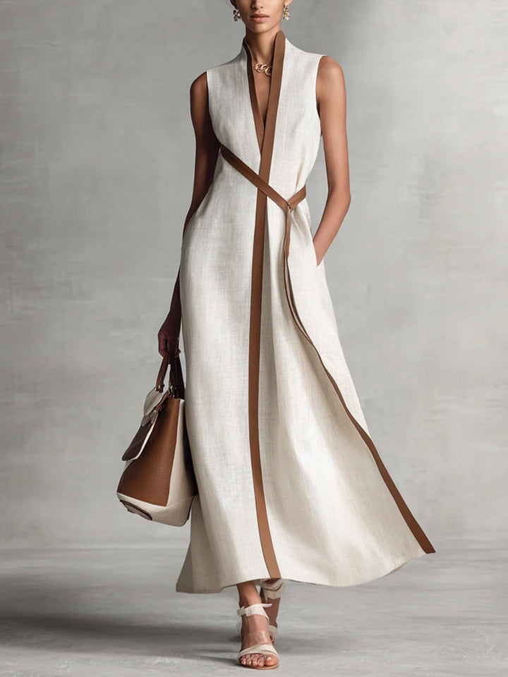Lightweight Mandarin-collar women's robe