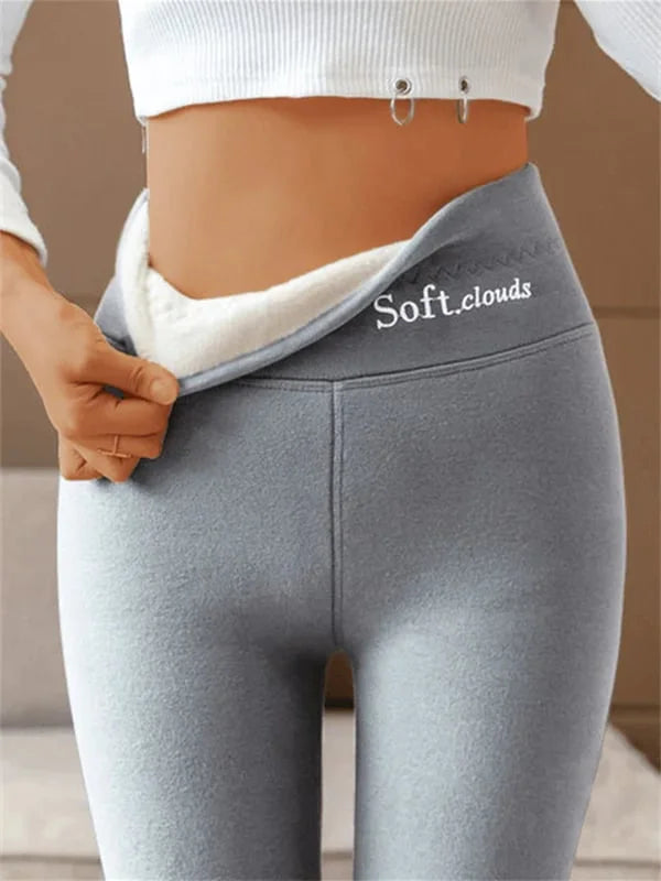 Warm Women’s Leggings with Fleece Lining