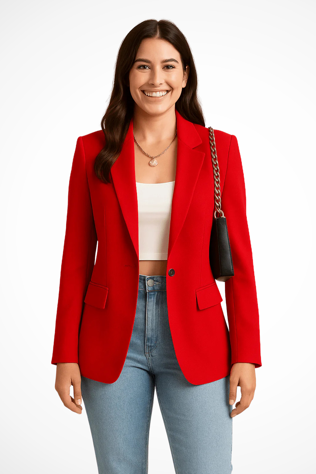 Blazer Élégant Ajusté pour Femme