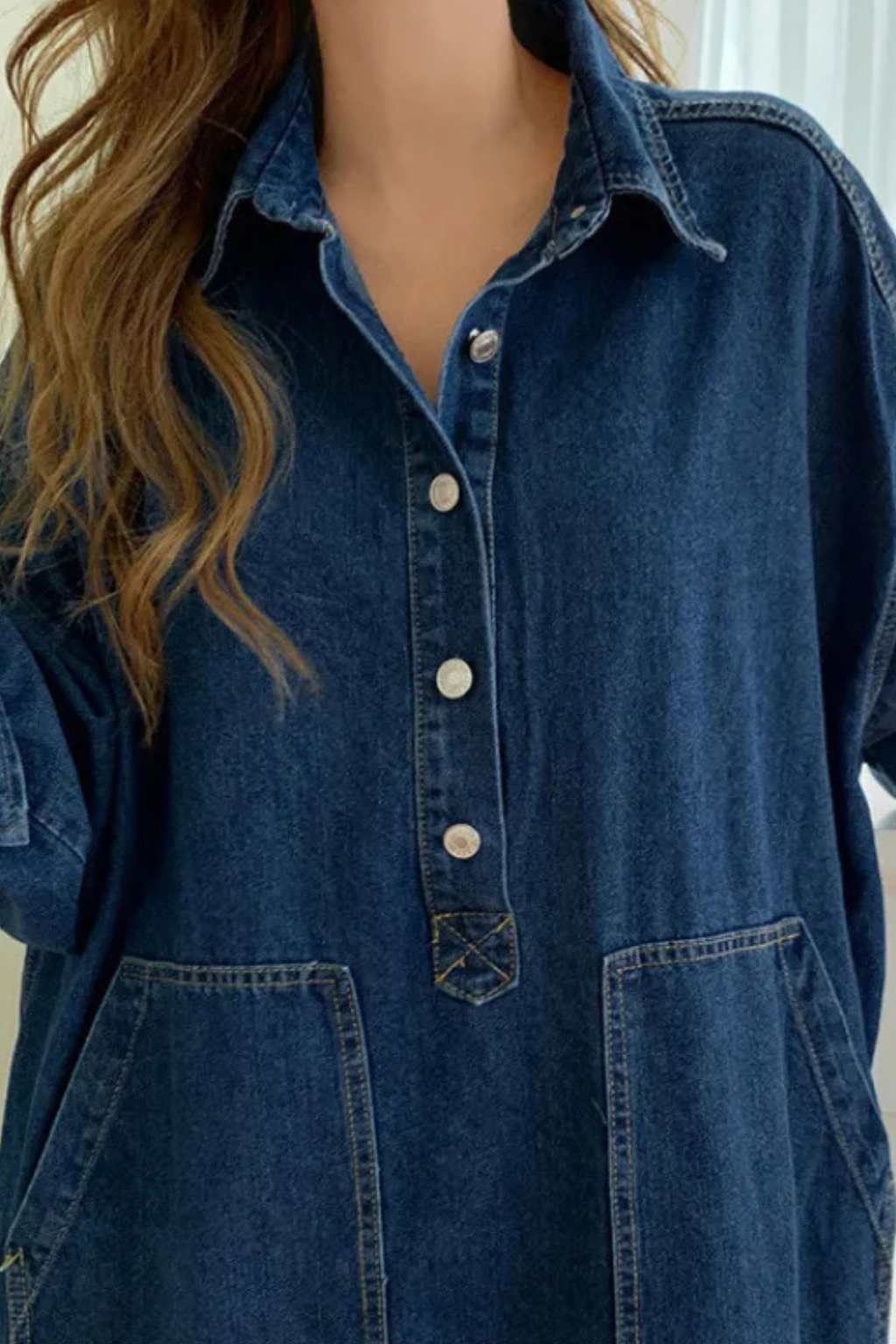 Robe Longue en Jean Femme Style Décontracté Chic et Moderne