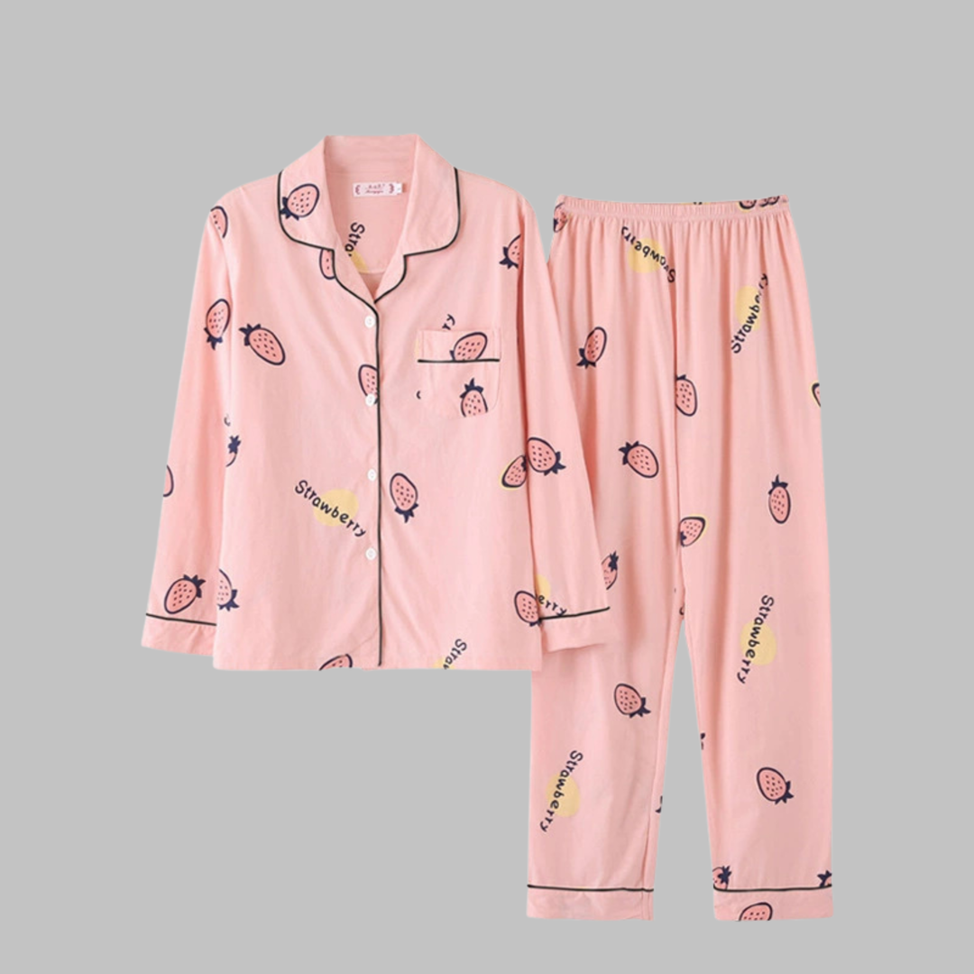 Ensemble Pyjama Femme Manches Longues