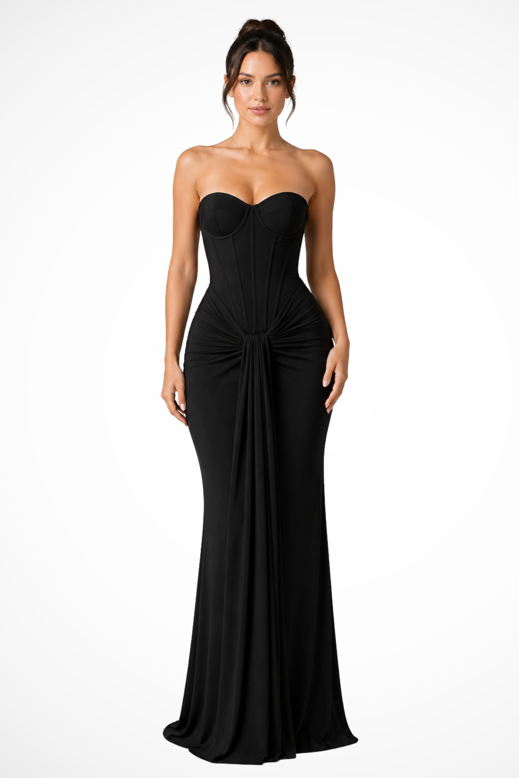 Μακρύ Φόρεμα Bustier Γοργόνα Κομψό για Γυναίκα