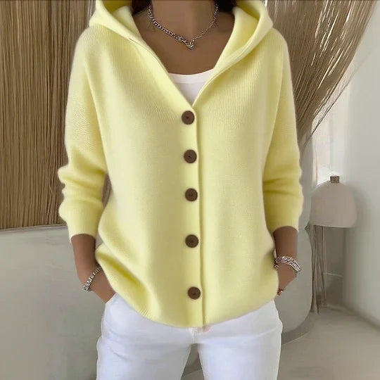 Cardigan à capuche femme coupe A
