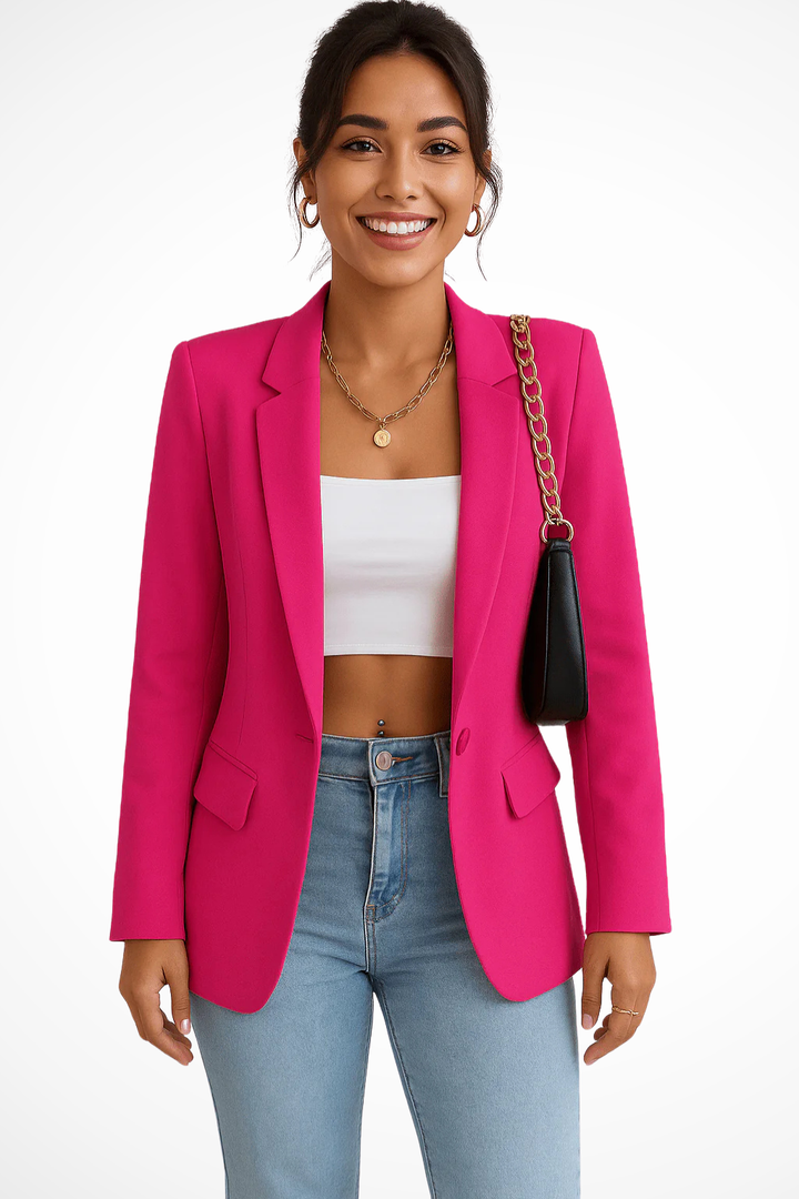 Blazer Élégant Ajusté pour Femme