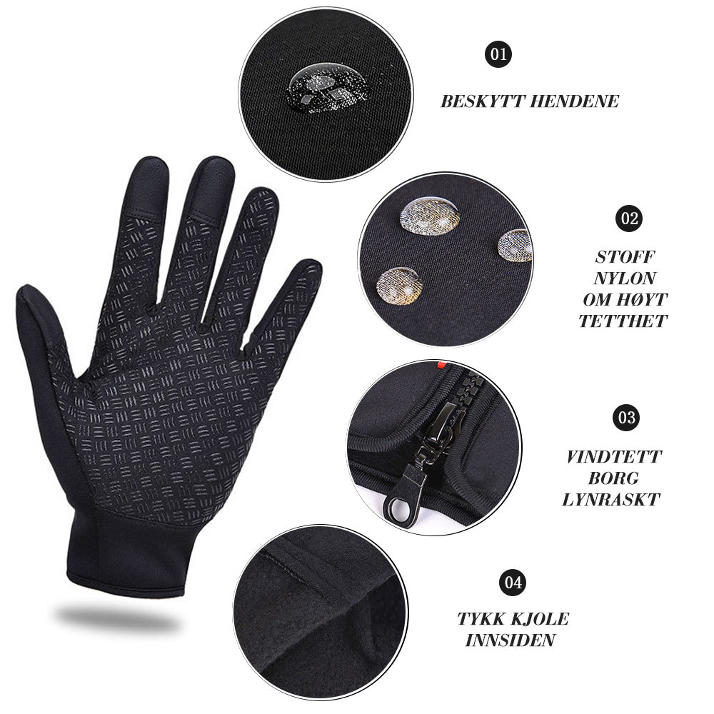 Guantes de invierno táctiles para hombre y mujer