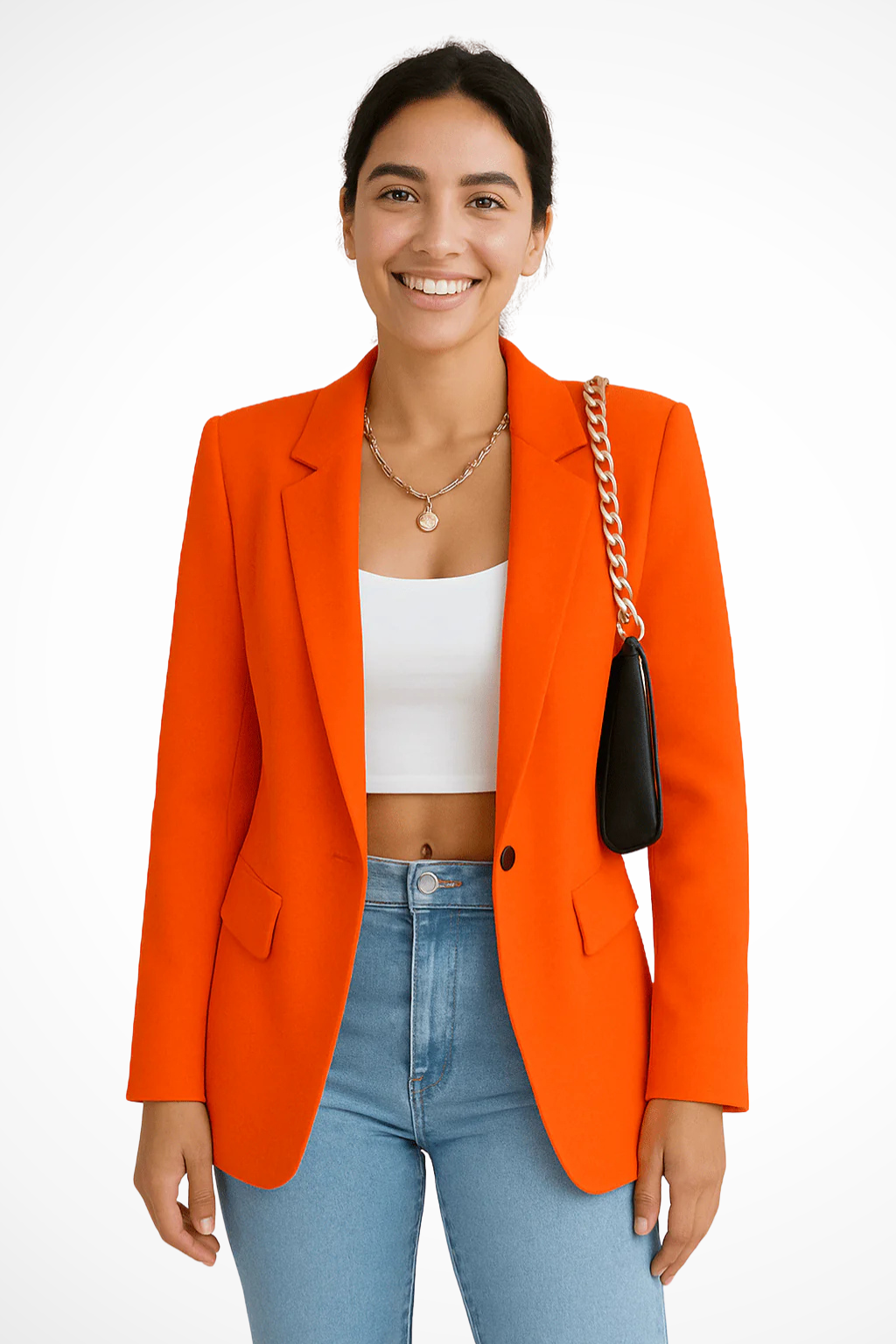 Blazer Élégant Ajusté pour Femme