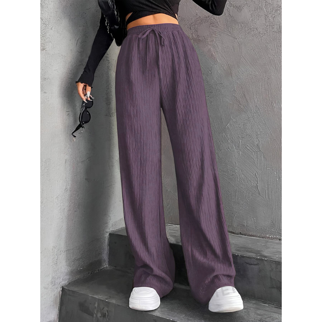 Pantalon Ample à Jambes Larges Pour Femmes