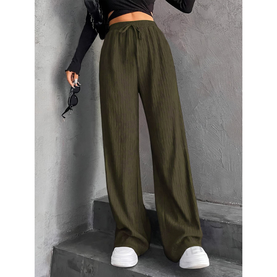 Pantalon Ample à Jambes Larges Pour Femmes