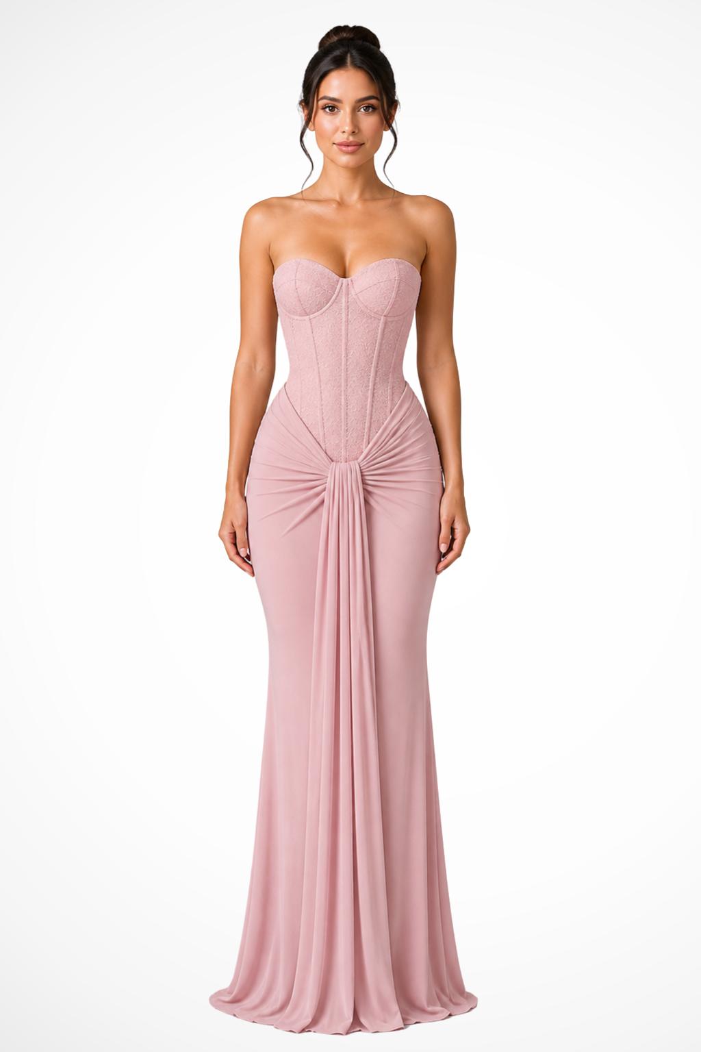 Μακρύ Φόρεμα Bustier Γοργόνα Κομψό για Γυναίκα