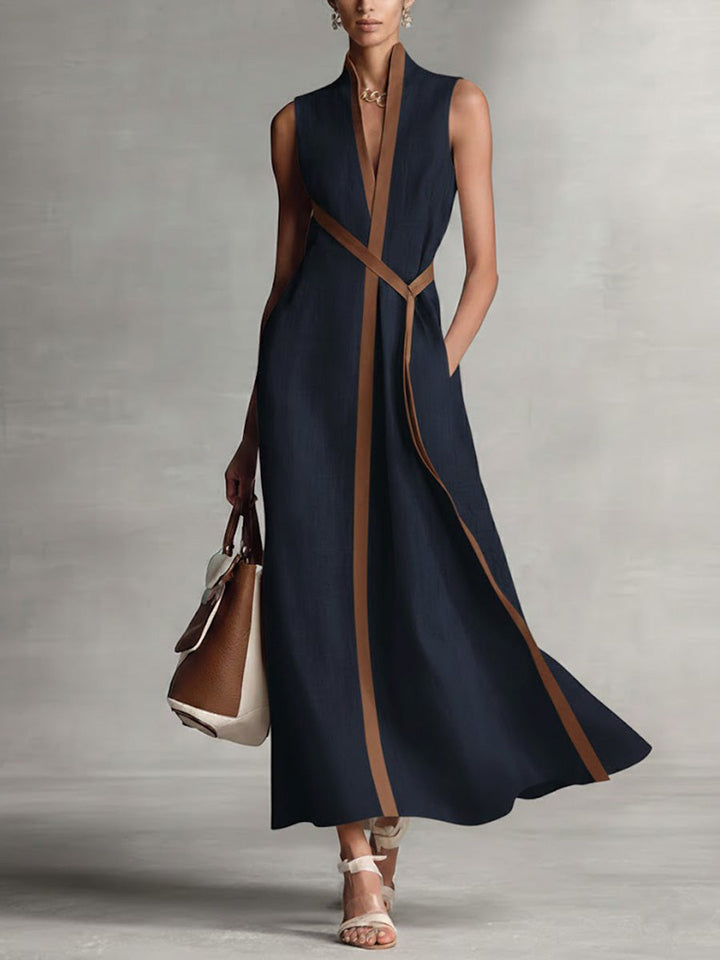 Lightweight Mandarin-collar women's robe