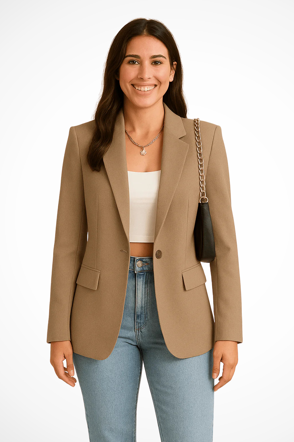 Blazer Élégant Ajusté pour Femme