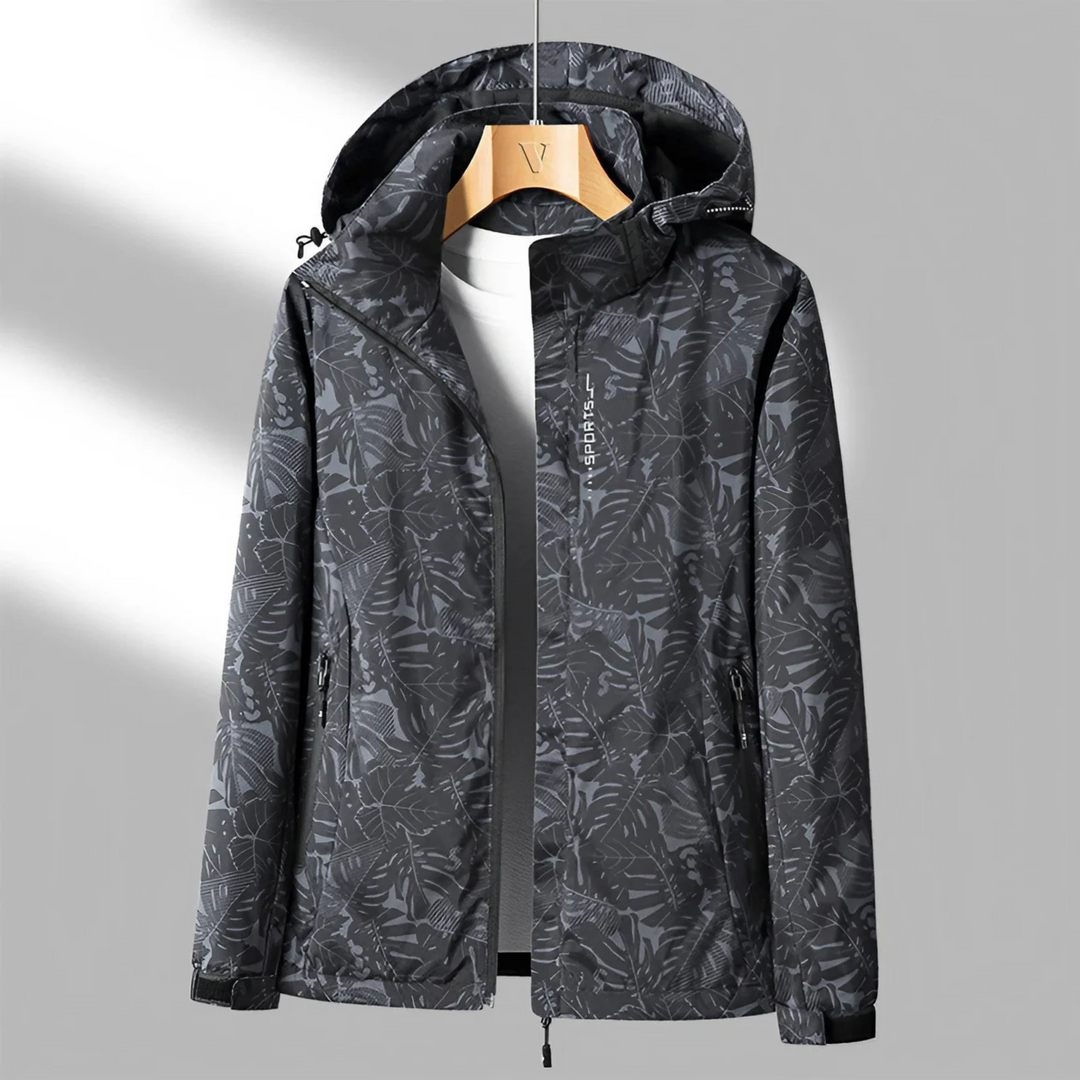 Veste coupe-vent pour femme à capuche poches