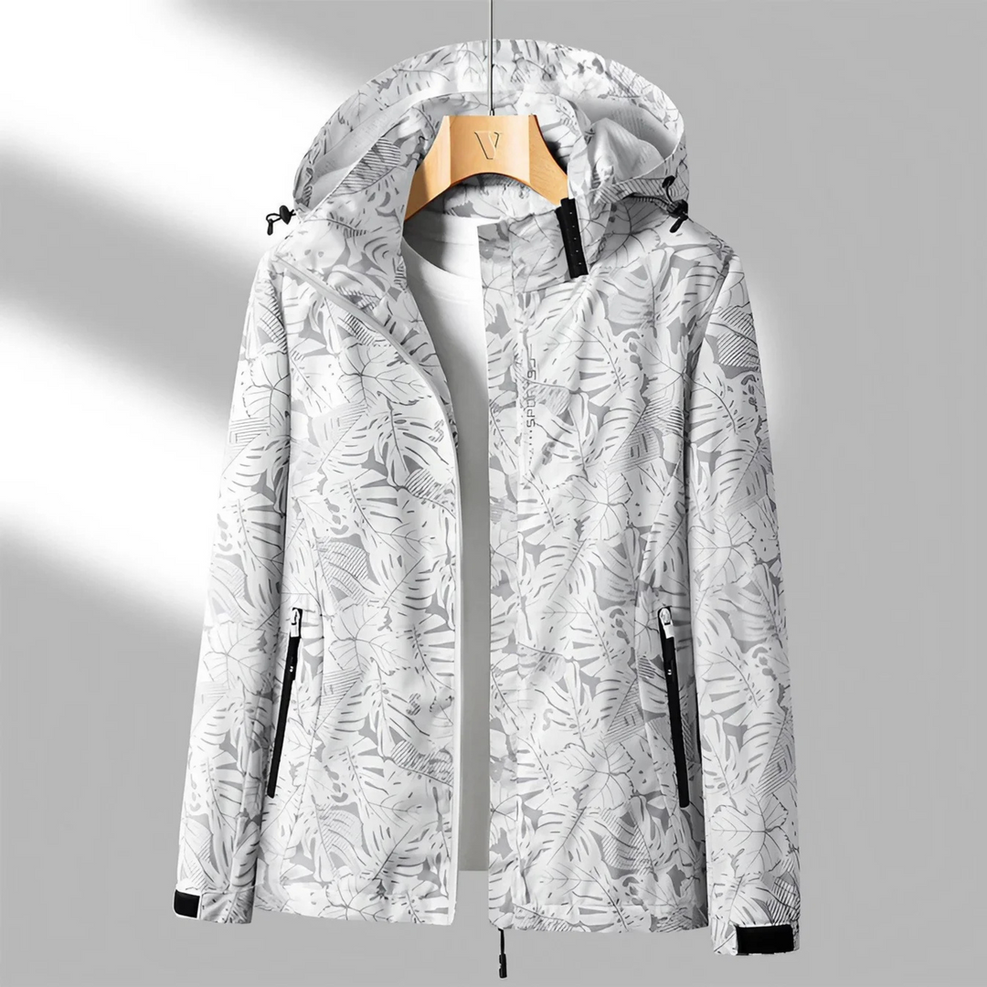 Veste coupe-vent pour femme à capuche poches
