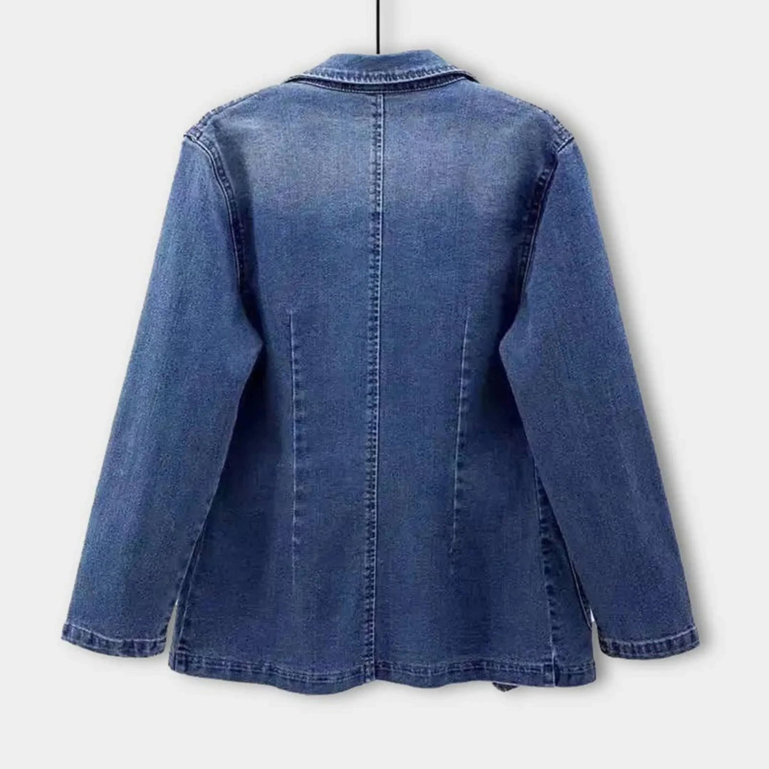 Blue denim jacket for women
