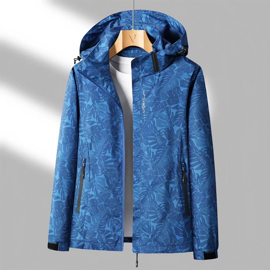 Veste coupe-vent pour femme à capuche poches