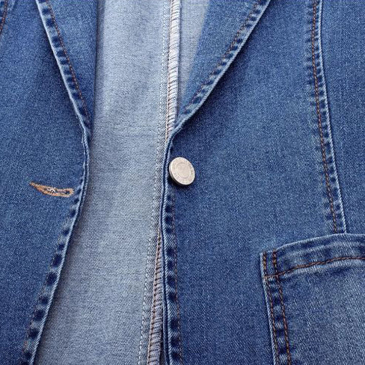 Blue denim jacket for women