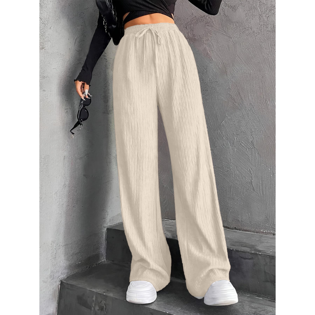 Pantalon Ample à Jambes Larges Pour Femmes