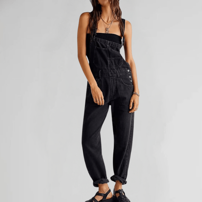 Alexa | Salopette Décontractée Vintage Femme | Bretelles Réglables - Looksy