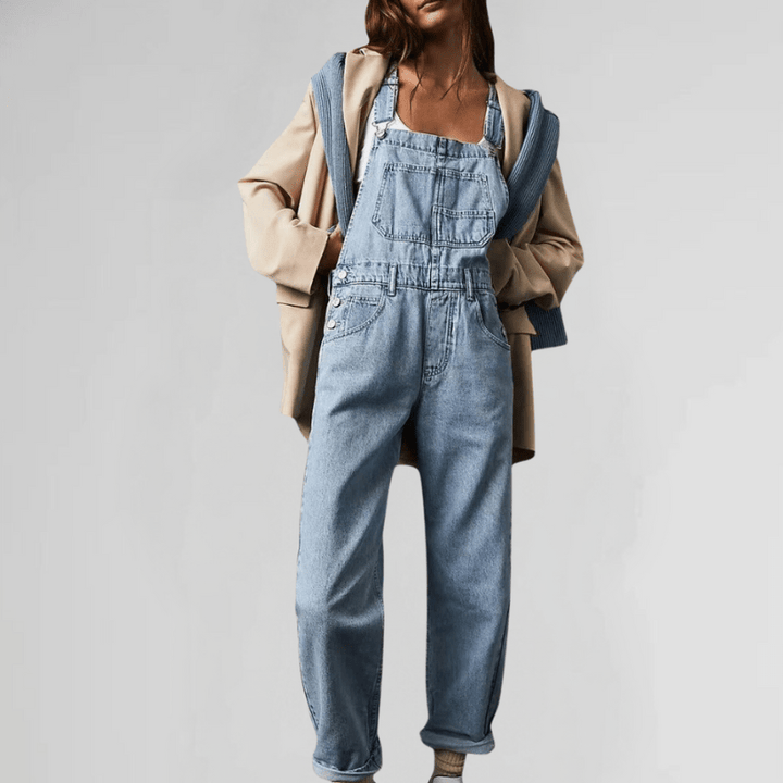 Alexa | Salopette Décontractée Vintage Femme | Bretelles Réglables - Looksy