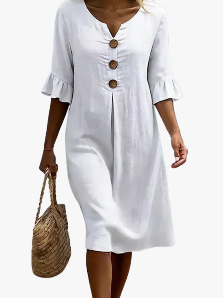 Elegant Women's Dress with Loose and Flowing Fit