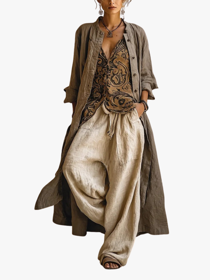 Completo chic ed elegante da 3 pezzi da donna