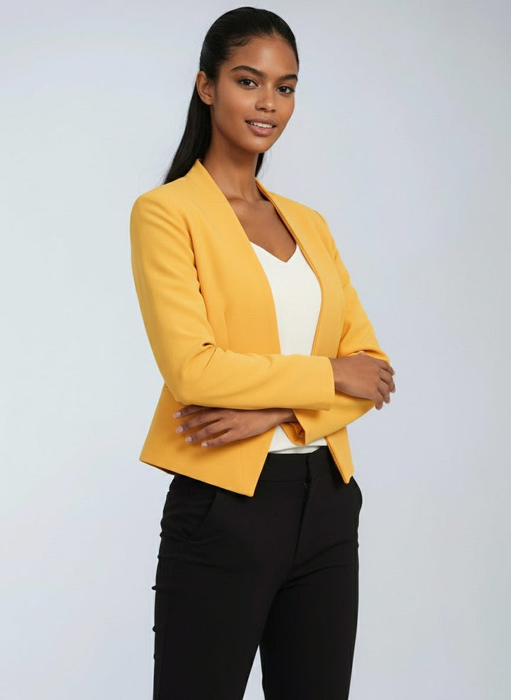 Women's Structured-Fit Office Blazer Court