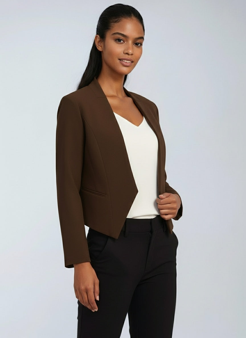 Women's Structured-Fit Office Blazer Court