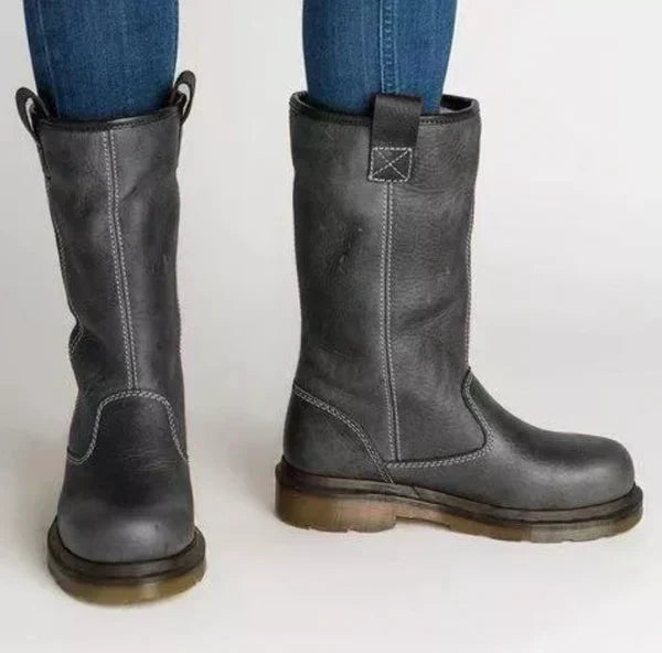 Bottines d'Hiver Mi-Mollet pour Femme, Idéales au Quotidien