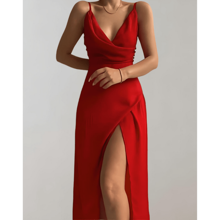 britta red dress Buffy the vampire slayer dress