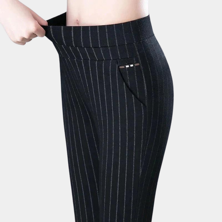 Pantalón de mujer de talle alto y elástico