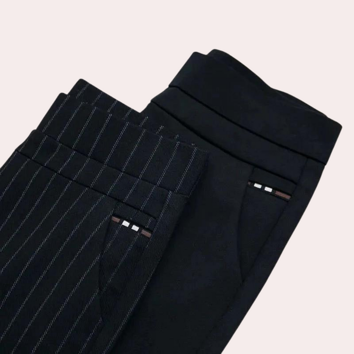 Pantalón de mujer de talle alto y elástico