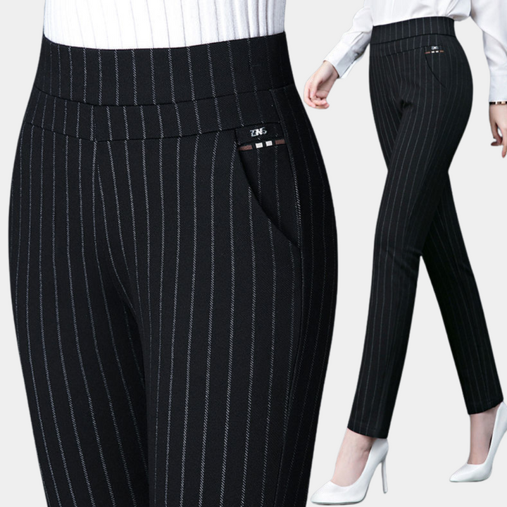 Pantalón de mujer de talle alto y elástico