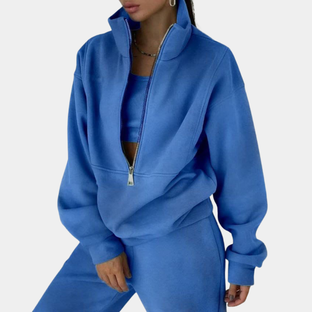 Ensemble Femme Sweat Zippé et Pantalon Jogging