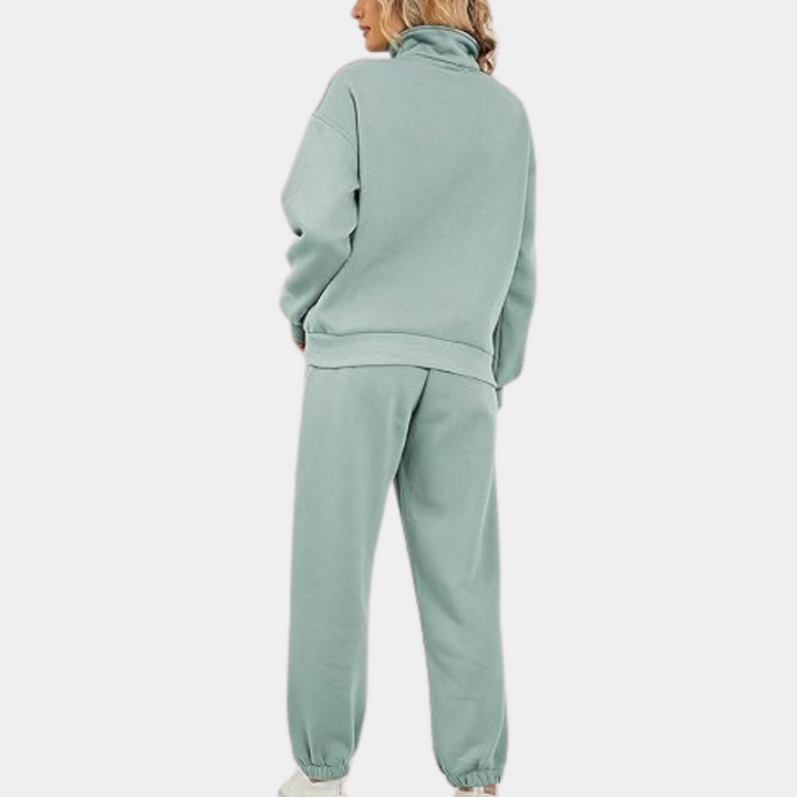Ensemble Femme Sweat Zippé et Pantalon Jogging