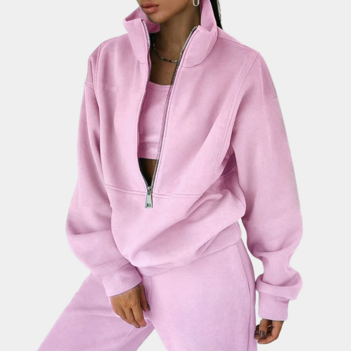 Ensemble Femme Sweat Zippé et Pantalon Jogging